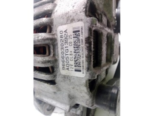 966630280 ALTERNADOR PEUGEOT 207 (WA_, WC_)|Desguaces La Cabaña