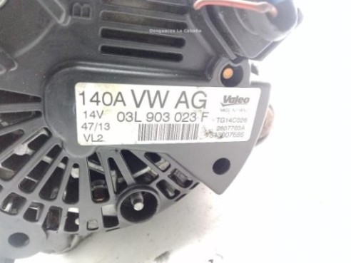 03L903023F,2607703A, ALTERNADOR SEAT LEON (5F1)|Desguaces La Cabaña