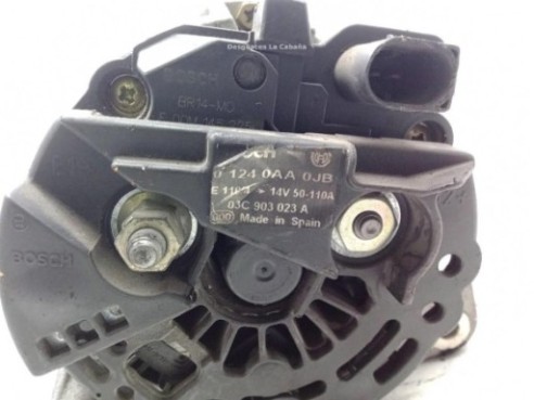 03C903023A,01240AA0JB, ALTERNADOR VW GOLF V (1K1)|Desguaces La Cabaña