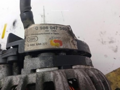 0986048540 ALTERNADOR MERCEDES BENZ CLASE M (W163)|Desguaces La Cabaña