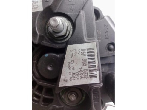 0124525091 ALTERNADOR AUDI A3 Sportback (8PA)|Desguaces La Cabaña