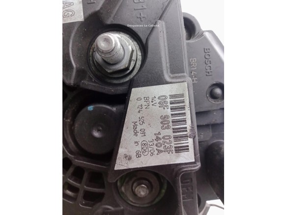 0124525091 ALTERNADOR AUDI A3 Sportback (8PA)|Desguaces La Cabaña