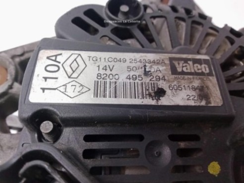 2543342A,8200495294, ALTERNADOR RENAULT MEGANE II (BM0/1_, CM0/1_)|Desguaces La Cabaña