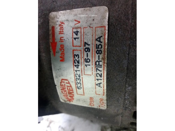 63321423,A127IR, ALTERNADOR FIAT MAREA (185_)|Desguaces La Cabaña