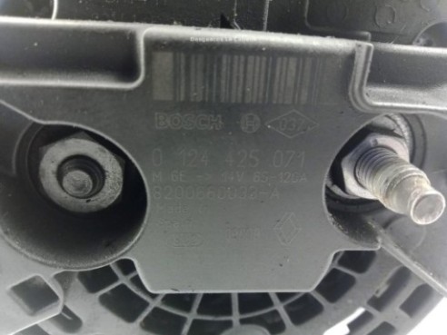 0124425071,8200660033, ALTERNADOR RENAULT CLIO III (BR0/1, CR0/1)|Desguaces La Cabaña