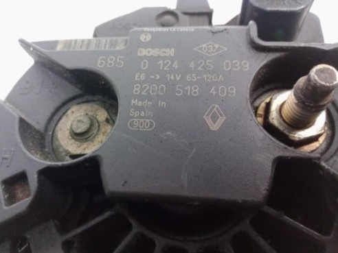 0124425039,8200518409, ALTERNADOR RENAULT CLIO III (BR0/1, CR0/1)|Desguaces La Cabaña