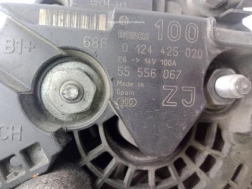 0124425020,56556067ZJ, ALTERNADOR OPEL ASTRA H (A04)|Desguaces La Cabaña