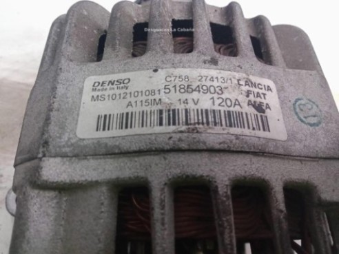 51854903, ALTERNADOR FIAT PANDA (312_, 319_)|Desguaces La Cabaña