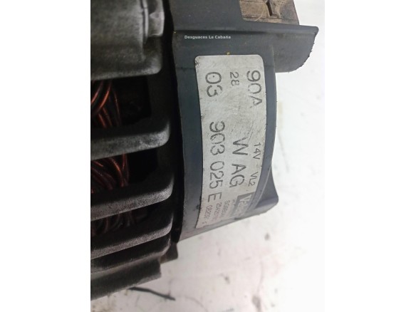 03D903025E,2542578C, ALTERNADOR SEAT IBIZA III (6L1)|Desguaces La Cabaña