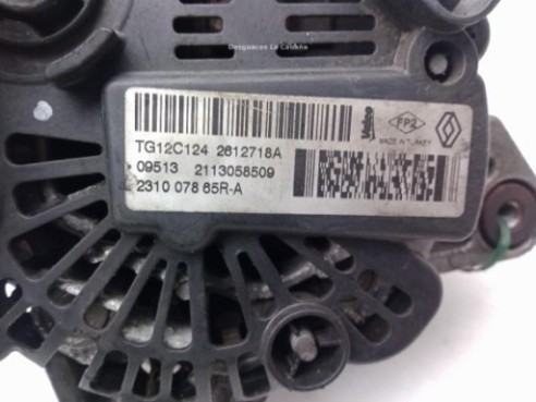 2612718A, ALTERNADOR RENAULT CAPTUR (J5_, H5_)|Desguaces La Cabaña