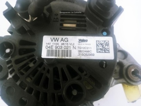 04E903021N ALTERNADOR VW GOLF VII (5G1, BQ1, BE1, BE2)|Desguaces La Cabaña