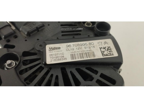 9670899580, ALTERNADOR PEUGEOT 208|Desguaces La Cabaña