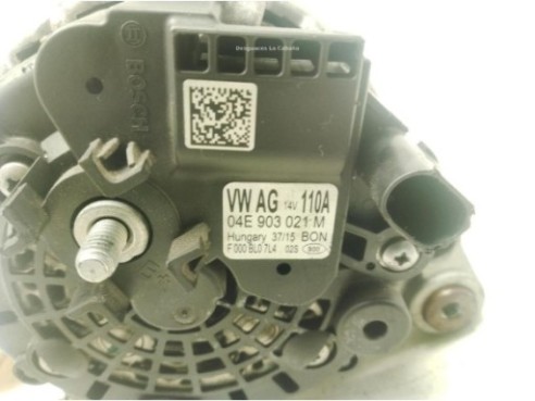 04E903021M ALTERNADOR SEAT LEON (5F1)|Desguaces La Cabaña