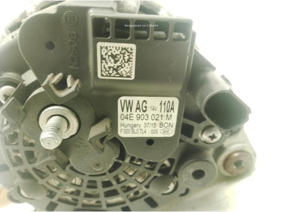 04E903021M ALTERNADOR SEAT LEON (5F1)|Desguaces La Cabaña