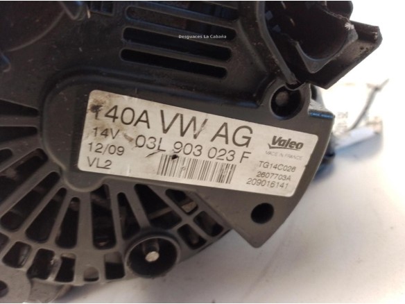 03L903023F,2607703A, ALTERNADOR SEAT LEON (5F1)|Desguaces La Cabaña