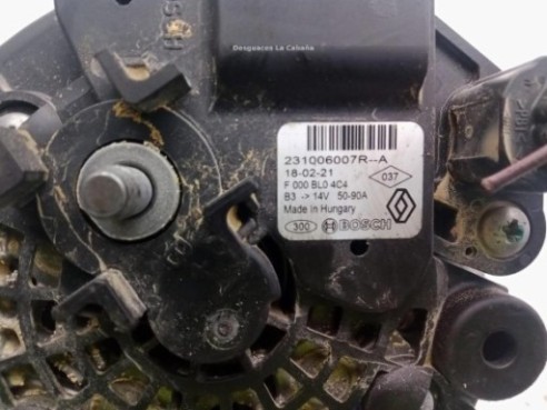 231006007RA,F000BL04C4, ALTERNADOR RENAULT CLIO IV (BH_)|Desguaces La Cabaña