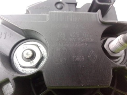 0124425070 ALTERNADOR RENAULT MEGANE III Fastback (BZ0_)|Desguaces La Cabaña