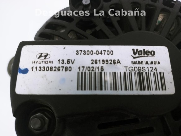3730004700 ALTERNADOR HYUNDAI i10 (BA, IA)|Desguaces La Cabaña