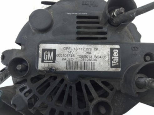 13117278YP ALTERNADOR OPEL CORSA C (X01)|Desguaces La Cabaña
