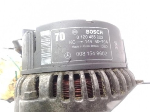 0120485022,0081549602, ALTERNADOR MERCEDES BENZ CLASE E (W124)|Desguaces La Cabaña