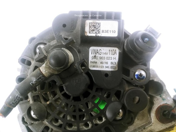 04C903023H ALTERNADOR SEAT IBIZA IV (6J5, 6P1)|Desguaces La Cabaña