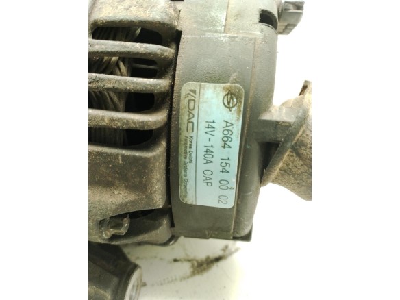 A6641540002 ALTERNADOR SSANGYONG REXTON (GAB_)|Desguaces La Cabaña