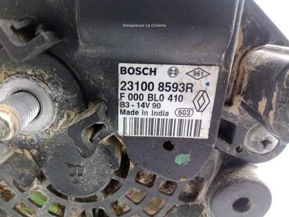 231008593R, ALTERNADOR DACIA SANDERO II|Desguaces La Cabaña