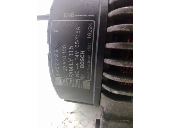 0123510106, ALTERNADOR CHRYSLER VOYAGER / GRAND VOYAGER III (GS)|Desguaces La Cabaña