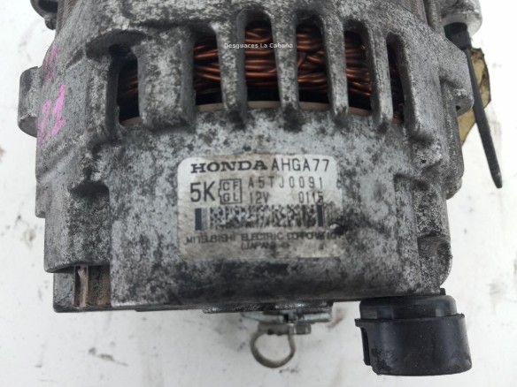 AHGA77, ALTERNADOR HONDA CIVIC VIII Hatchback (FN, FK)|Desguaces La Cabaña