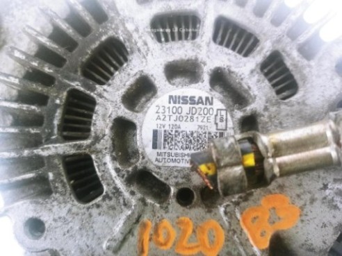 23100JD200 ALTERNADOR NISSAN QASHQAI / QASHQAI +2 I (J10, JJ10)|Desguaces La Cabaña