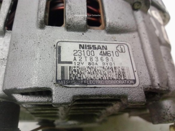 231004M611, ALTERNADOR NISSAN PRIMERA (P11)|Desguaces La Cabaña