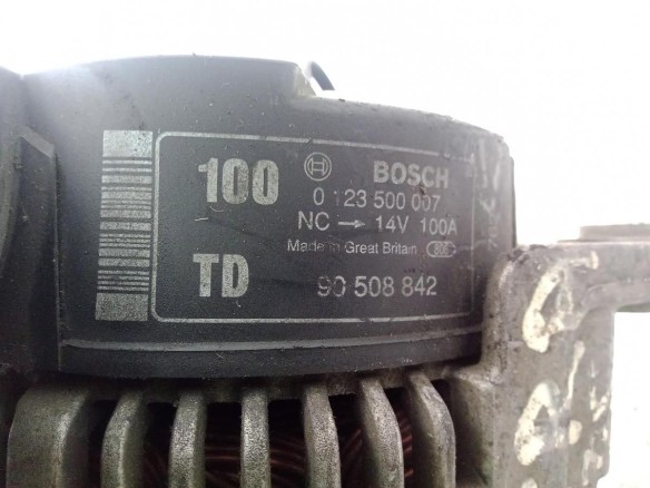 0123500007, ALTERNADOR OPEL VECTRA B (J96)|Desguaces La Cabaña