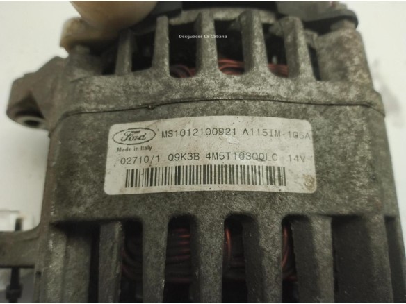 4M5T10300LC,MS1012100921, ALTERNADOR FORD FOCUS II (DA_, HCP)|Desguaces La Cabaña