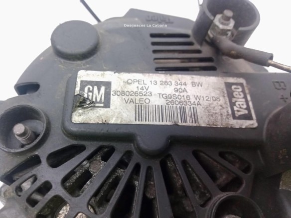 13283344,308026523, ALTERNADOR OPEL COMBO Tour|Desguaces La Cabaña