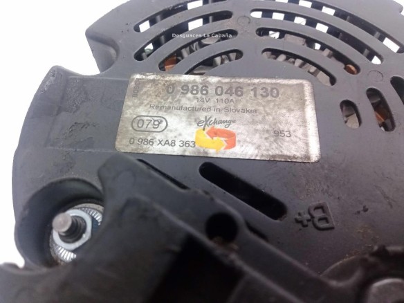 7521138501 752148801 2542749A ALTERNADOR BMW 3 (E46)|Desguaces La Cabaña