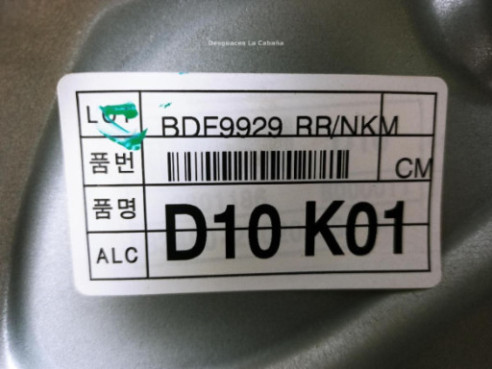 ELEVALUNAS PUERTA LAT TRA DER HYUNDAI SANTA FÉ II (CM) |Desguaces La Cabaña