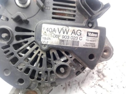 06F903023C,2542695E, ALTERNADOR SKODA OCTAVIA II (1Z3)|Desguaces La Cabaña