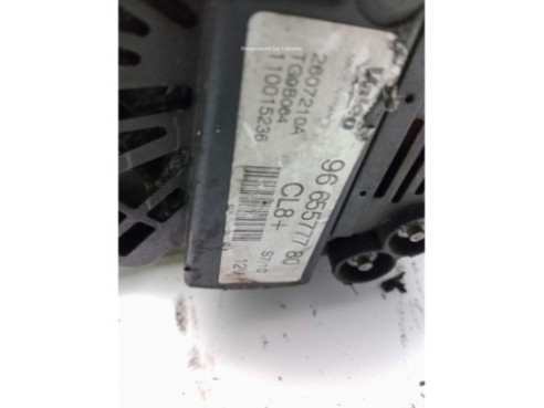CL8,9665577780,2607210A, ALTERNADOR PEUGEOT 206 Fastback (2A/C)|Desguaces La Cabaña