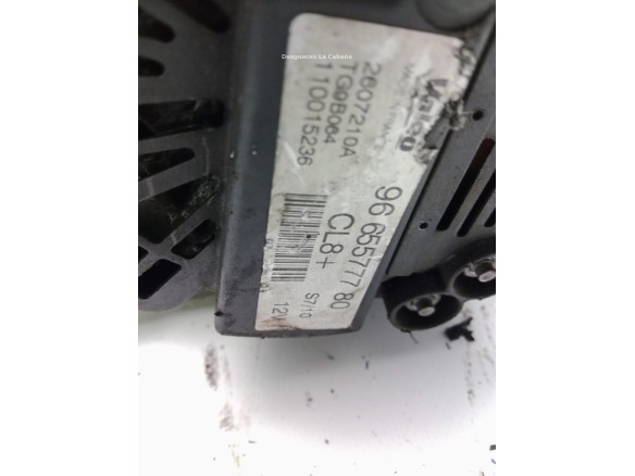 CL8,9665577780,2607210A, ALTERNADOR PEUGEOT 206 Fastback (2A/C)|Desguaces La Cabaña