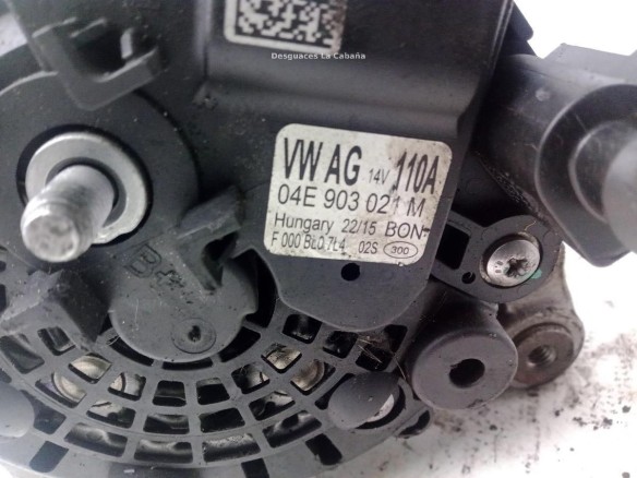 04E903021M ALTERNADOR SEAT LEON ST (5F8)|Desguaces La Cabaña