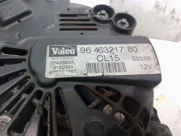 9646321780,2542924A, ALTERNADOR CITROEN JUMPY (U6U)|Desguaces La Cabaña