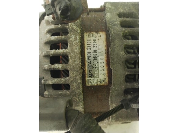 2706033100 ALTERNADOR TOYOTA URBAN CRUISER (_P1_)|Desguaces La Cabaña