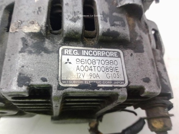 9610870980, ALTERNADOR PEUGEOT 605 (6B)|Desguaces La Cabaña