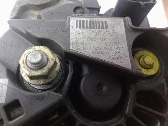 078903016AB,0124525008, ALTERNADOR AUDI A6 (4B2, C5)|Desguaces La Cabaña
