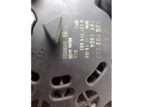 03G903023 ALTERNADOR VW PASSAT Variant (3C5)|Desguaces La Cabaña