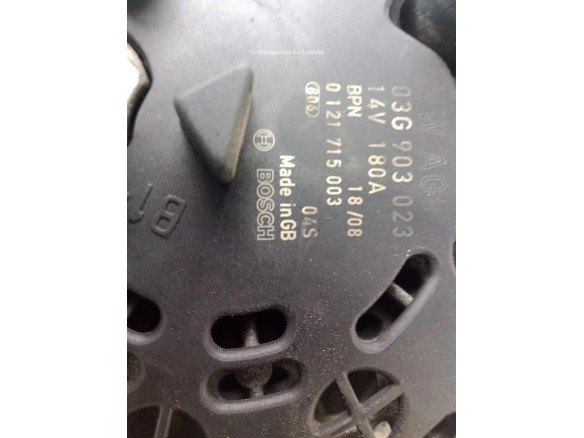 03G903023 ALTERNADOR VW PASSAT Variant (3C5)|Desguaces La Cabaña