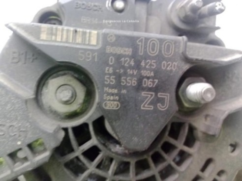 0124425020,56556067ZJ, ALTERNADOR OPEL ASTRA H (A04)|Desguaces La Cabaña