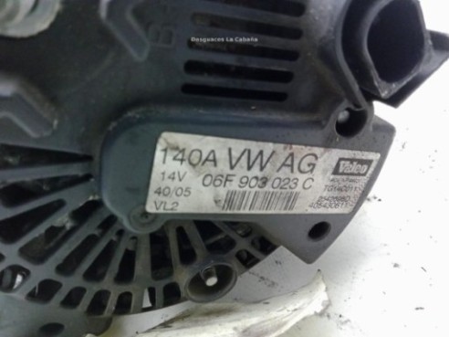 06F903023C,2542695D, ALTERNADOR VW GOLF V (1K1)|Desguaces La Cabaña