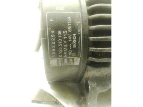 0123510106  ALTERNADOR CHRYSLER VOYAGER / GRAND VOYAGER III (GS)|Desguaces La Cabaña