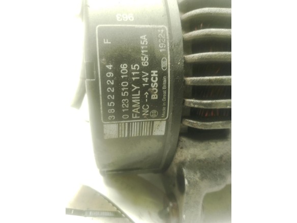 0123510106  ALTERNADOR CHRYSLER VOYAGER / GRAND VOYAGER III (GS)|Desguaces La Cabaña